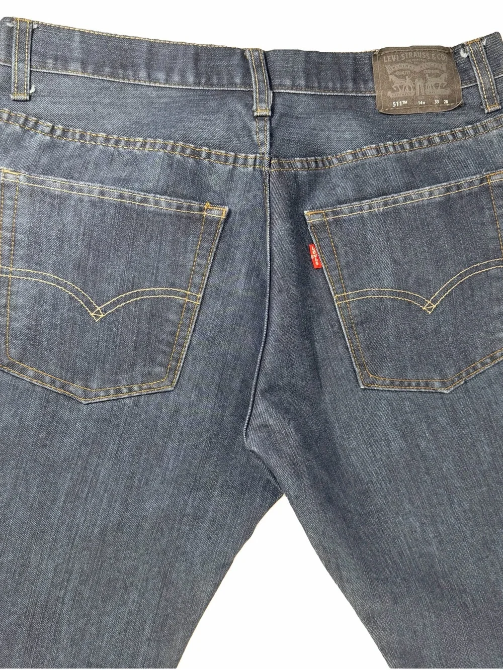 Levi's 511 Slim Fit Jeans Size 14 Husky Boys' (33 X 28)